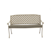 Stone Cast Aluminium 3 Seat Benchgarden